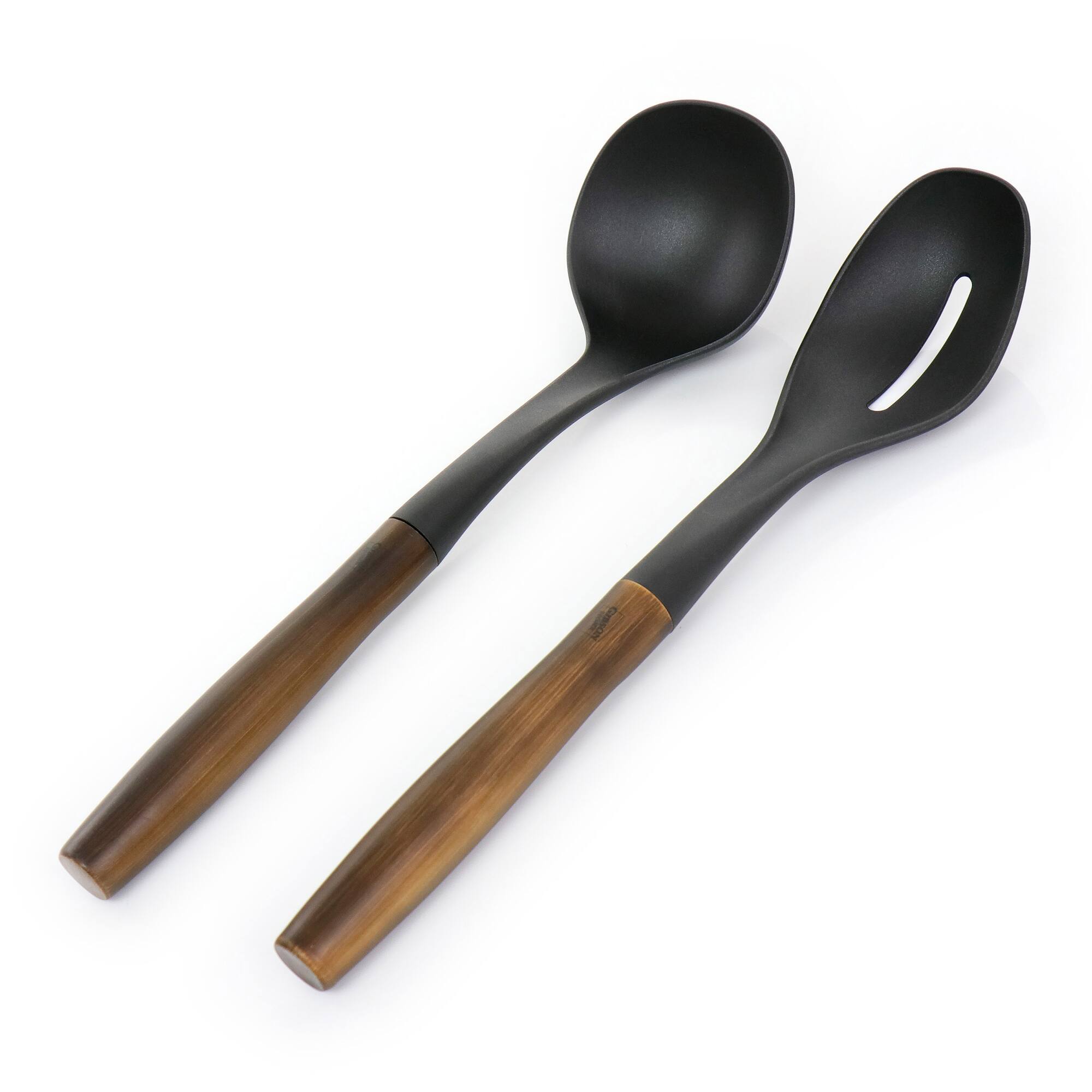 Gibson Home Branwyn Brown & Stainless Steel Handled Kitchen Tool Set, 5ct.